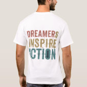Dreamersアクショインスパイアン Tシャツ (裏面)