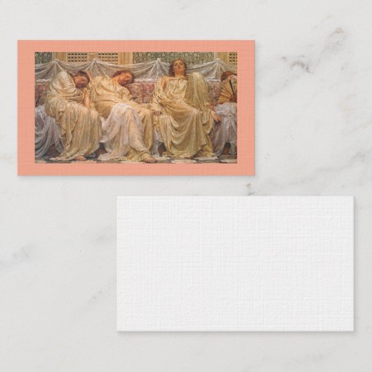 Dreamers – Albert Joseph Moore 名刺 (正面/裏面)
