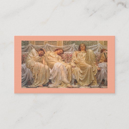 Dreamers – Albert Joseph Moore 名刺 (正面)