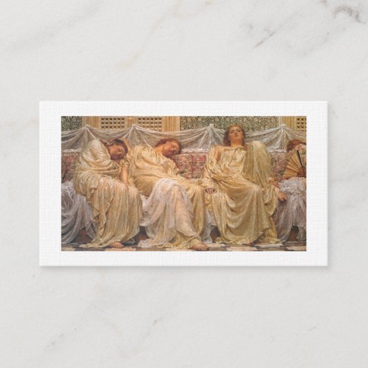 Dreamers – Albert Joseph Moore 名刺 (正面)