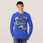 Dreamers Build Bridges:つながり鮮やかデザイン Tシャツ (正面フル)