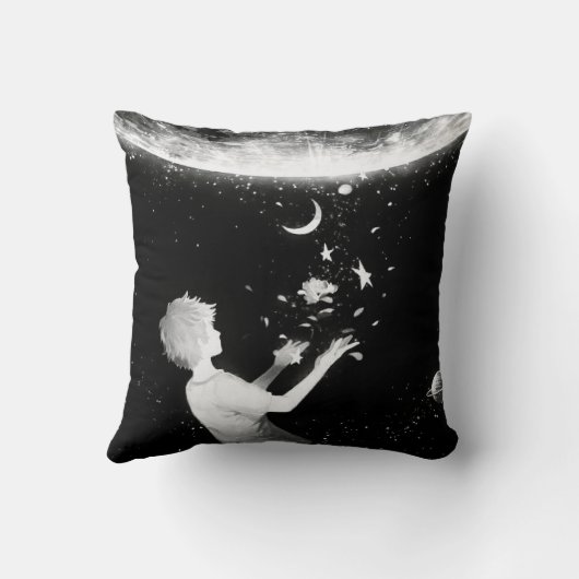DREAMER'S JOURNEY THROW PILLOW | CELESTIAL ACCENT クッション (裏面)