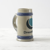 DreamHostのロゴステイン ビールジョッキ (正面左)