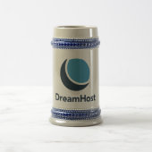 DreamHostのロゴステイン ビールジョッキ (中央)