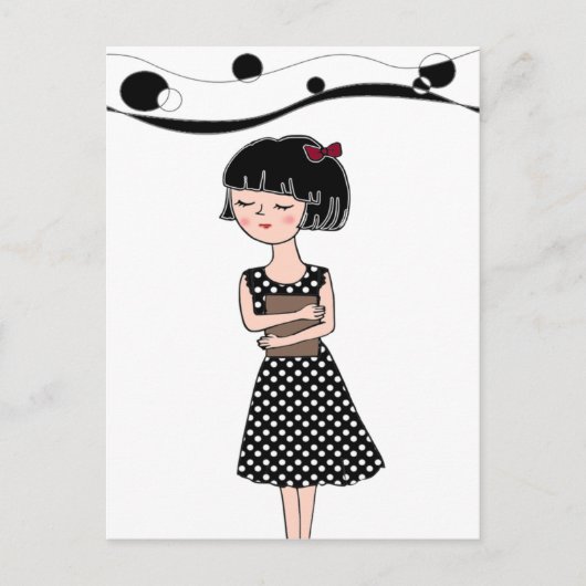 Dreaming About Books Post Card ポストカード (正面)