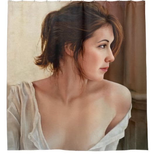 Dreaming by the Window シャワーカーテン (正面)