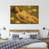 Dreaming, creating and believing キャンバスプリント (インサイチュ (寝室))