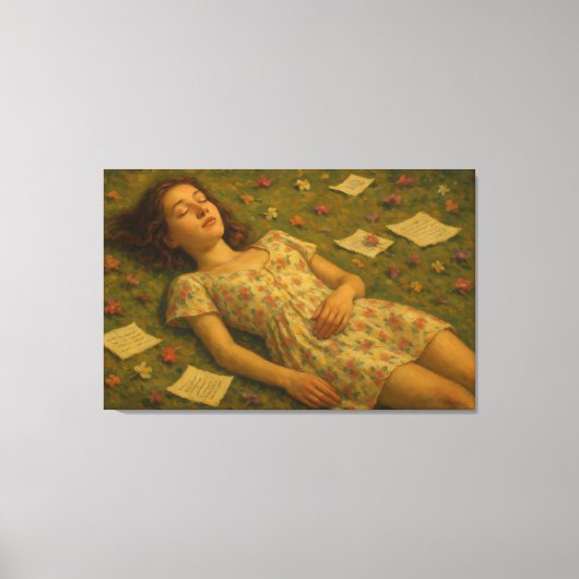 Dreaming, creating and believing キャンバスプリント (正面)