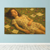 Dreaming, creating and believing キャンバスプリント (インサイチュ (ウッドフロア))