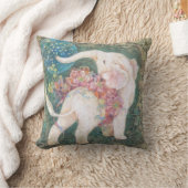 "Dreaming Elephant" A Symbol of Hope  クッション (ブランケット)