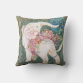 "Dreaming Elephant" A Symbol of Hope  クッション (裏面)