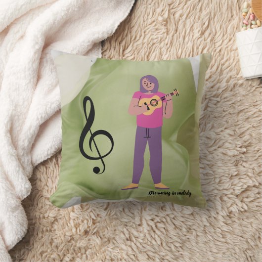 Dreaming in Melody  クッション (ブランケット)