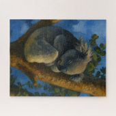 Dreaming in the Eucalyptus – Sleeping Koala Art ジグソーパズル (横)