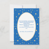 Dreaming New Arrival Teddy Bear Moon Thank You サンキューカード (裏面)