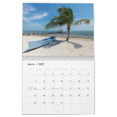 Dreaming of Beautiful Beaches 2026 カレンダー (3月 2027)
