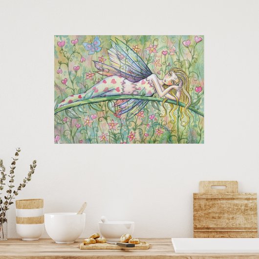 Dreaming of My Valentine Fairy Poster ポスター (キッチン)
