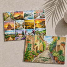 Dreaming of Spain | 2027 水彩画の旅アート