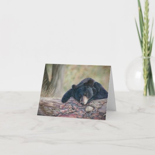 Dreaming of the Blue Ridge notecard サンキューカード (正面)