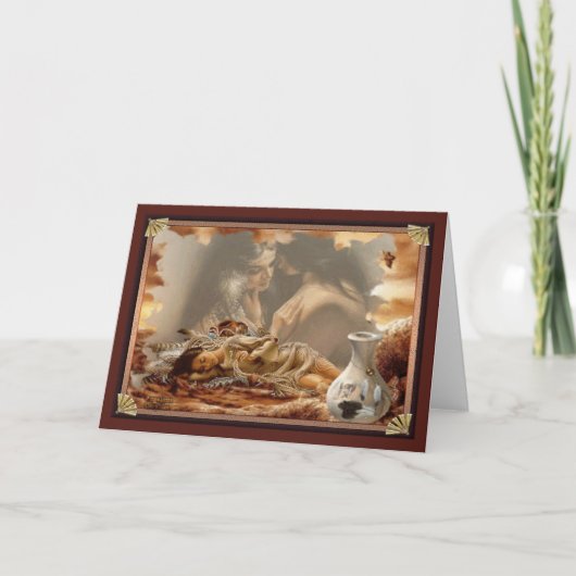 Dreaming Of You Greeting Card先住民American カード (正面)