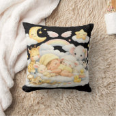 Dreamland Baby Pillow – Cute Animals & Sleeping  クッション (ブランケット)