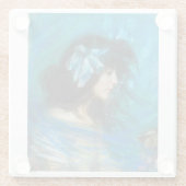 Dreamland by Alice Pike Barney ガラスコースター (裏面)