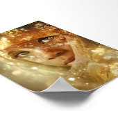 Dreamlike Children Portrait | Golden Veil Gaze ポスター (角)