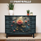 Dreamlike Roses - Decoupage  ラッピングペーパーシート