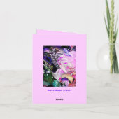 Dreamsのノートカード カード (裏面)