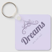 Dreams are not real キーホルダー (正面)