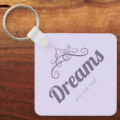Dreams are not real キーホルダー (正面)