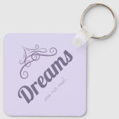 Dreams are not real キーホルダー (裏面)