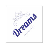 Dreams are not real セルフインキングスタンプ (デザイン)