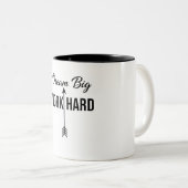 Dreams Big Work Hard ツートーンマグカップ (正面右)