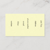 Dreams~businessウマ科のなカード 名刺 (裏面)