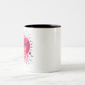 Dreams come true, Inspirational quotes ツートーンマグカップ (中央)