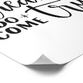 Dreams Do Come True Insrational Motivational Sitiv ポスター (角)