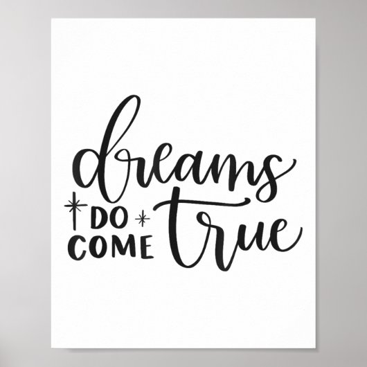 Dreams Do Come True Insrational Motivational Sitiv ポスター (正面)