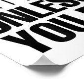 Dreams Don`t Work Unless You Do Men Women Kids Tee ポスター (角)