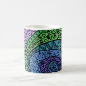 Dreams In Blue Abstract Coffee Mug コーヒーマグカップ (中央)