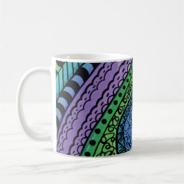 Dreams In Blue Abstract Coffee Mug コーヒーマグカップ