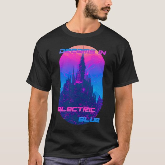 Dreams in Electric Blue Tシャツ (正面)