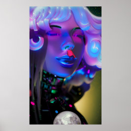 Dreams of a mood So Blue - Ken Gage Art ポスター