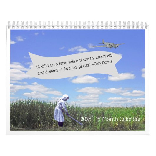 "Dreams Of Faraway Places" 2026 15-Month Calendar カレンダー (カバー)
