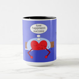 Dreams of Myハート マグカップ