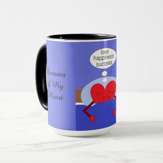 Dreams of Myハート マグカップ (正面左)