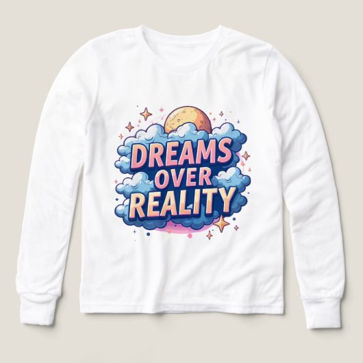 Dreams Over Reality – Cloud Aesthetic Design (デザイン正面)