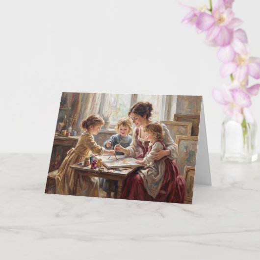 Dreams Painted Together Mother's Day Card カード (蘭)