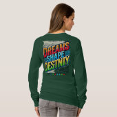 Dreams Shape Destiny(デザイン長袖Tシャツ) Tシャツ (裏面フル)