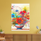 dreams through the fabric of dawn キャンバスプリント (インサイチュ (リビング))