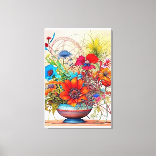 dreams through the fabric of dawn キャンバスプリント (正面)